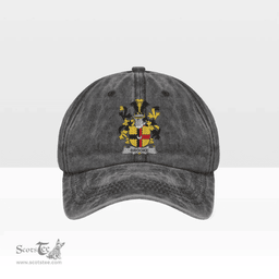 Irish Brooke Coat of Arms Family Crest Ireland Denim Cap