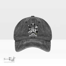 Irish Daunt Coat of Arms Family Crest Ireland Denim Cap