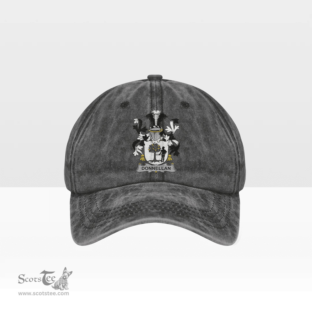 Irish Donnellan or O Donnellan Coat of Arms Family Crest Ireland Denim Cap