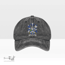 Irish Chinnery Coat of Arms Family Crest Ireland Denim Cap