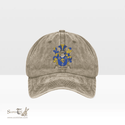 Irish Culligan or McColgan Coat of Arms Family Crest Ireland Denim Cap