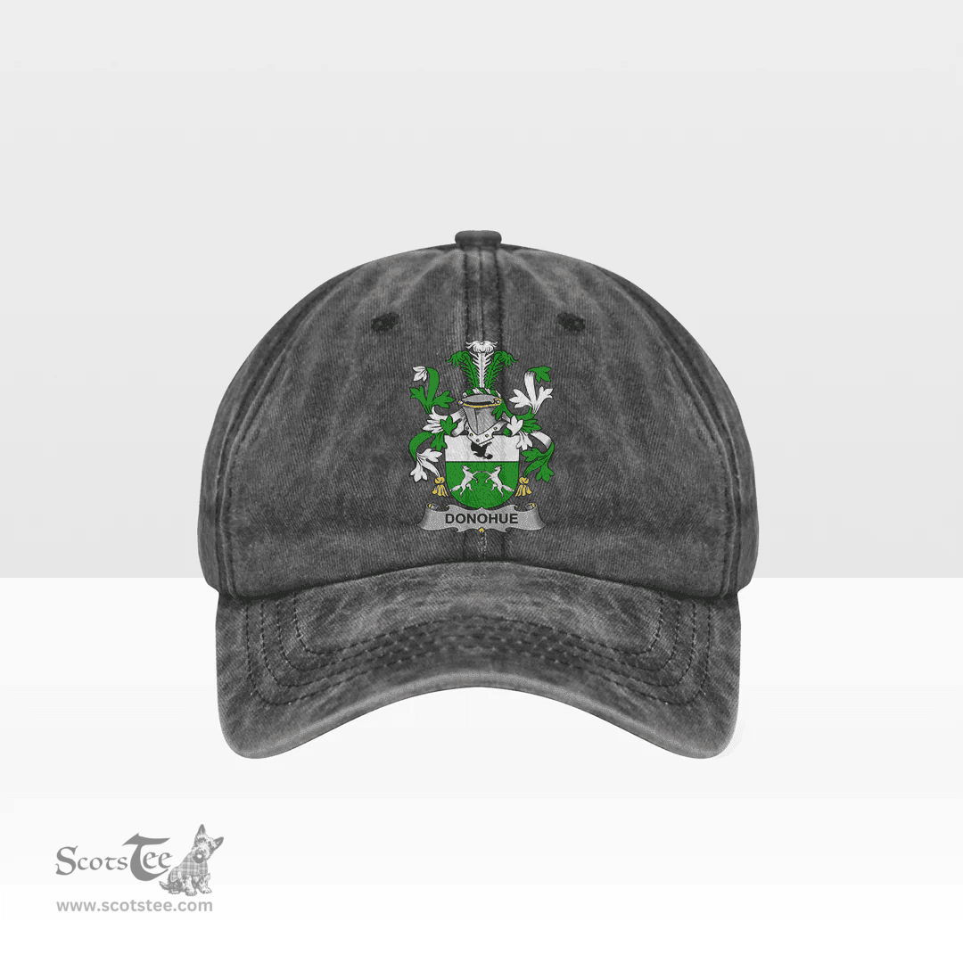 Irish Donohue or O Donohue Coat of Arms Family Crest Ireland Denim Cap