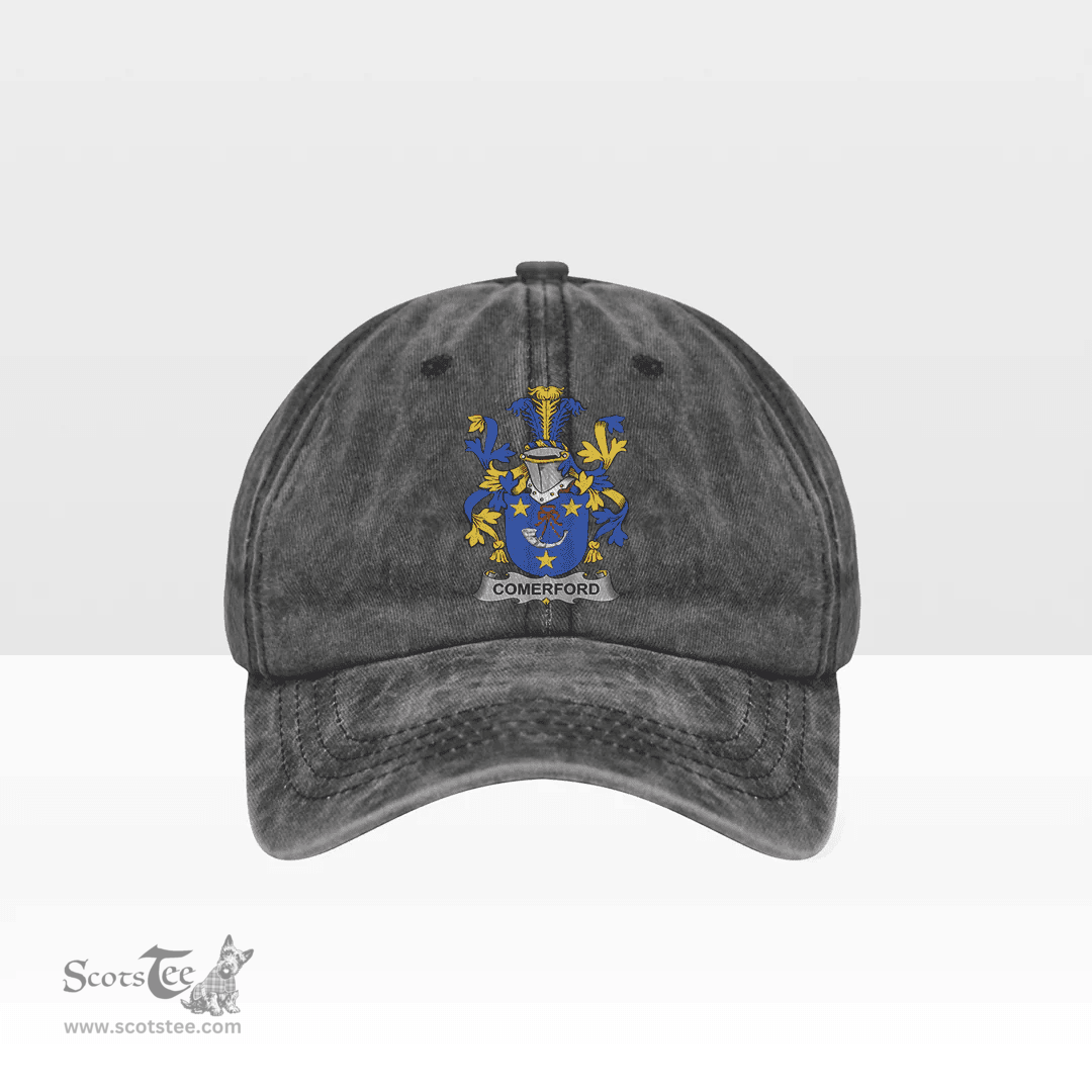 Irish Comerford Coat of Arms Family Crest Ireland Denim Cap