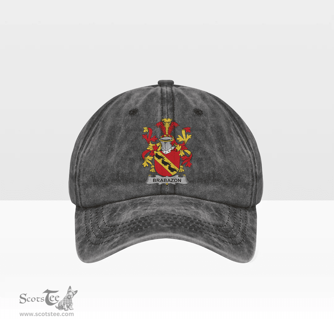 Irish Brabazon Coat of Arms Family Crest Ireland Denim Cap