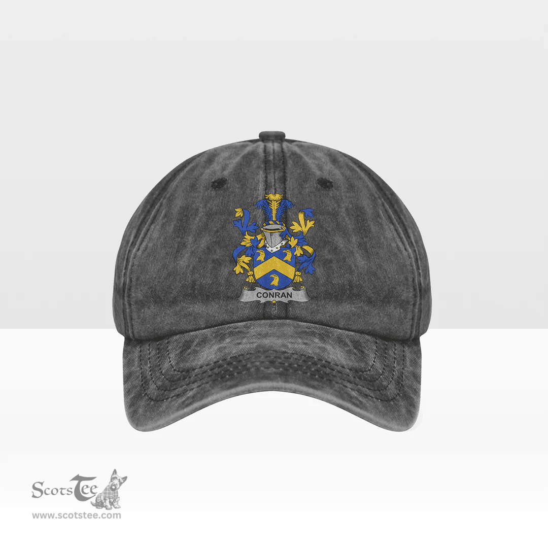 Irish Conran or O Condron Coat of Arms Family Crest Ireland Denim Cap