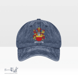 Irish Carron Coat of Arms Family Crest Ireland Denim Cap