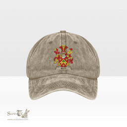Irish Butt Coat of Arms Family Crest Ireland Denim Cap