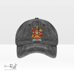 Irish Butt Coat of Arms Family Crest Ireland Denim Cap