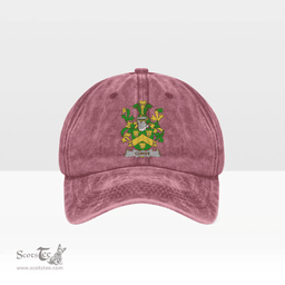 Irish Curdy or McCurdy Coat of Arms Family Crest Ireland Denim Cap