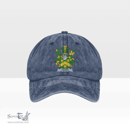 Irish Curdy or McCurdy Coat of Arms Family Crest Ireland Denim Cap