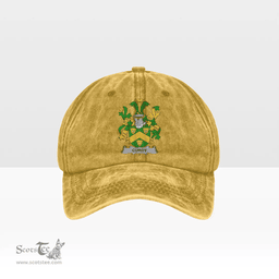 Irish Curdy or McCurdy Coat of Arms Family Crest Ireland Denim Cap