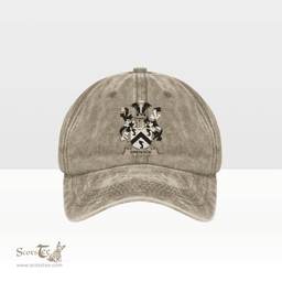 Irish Brenock Coat of Arms Family Crest Ireland Denim Cap
