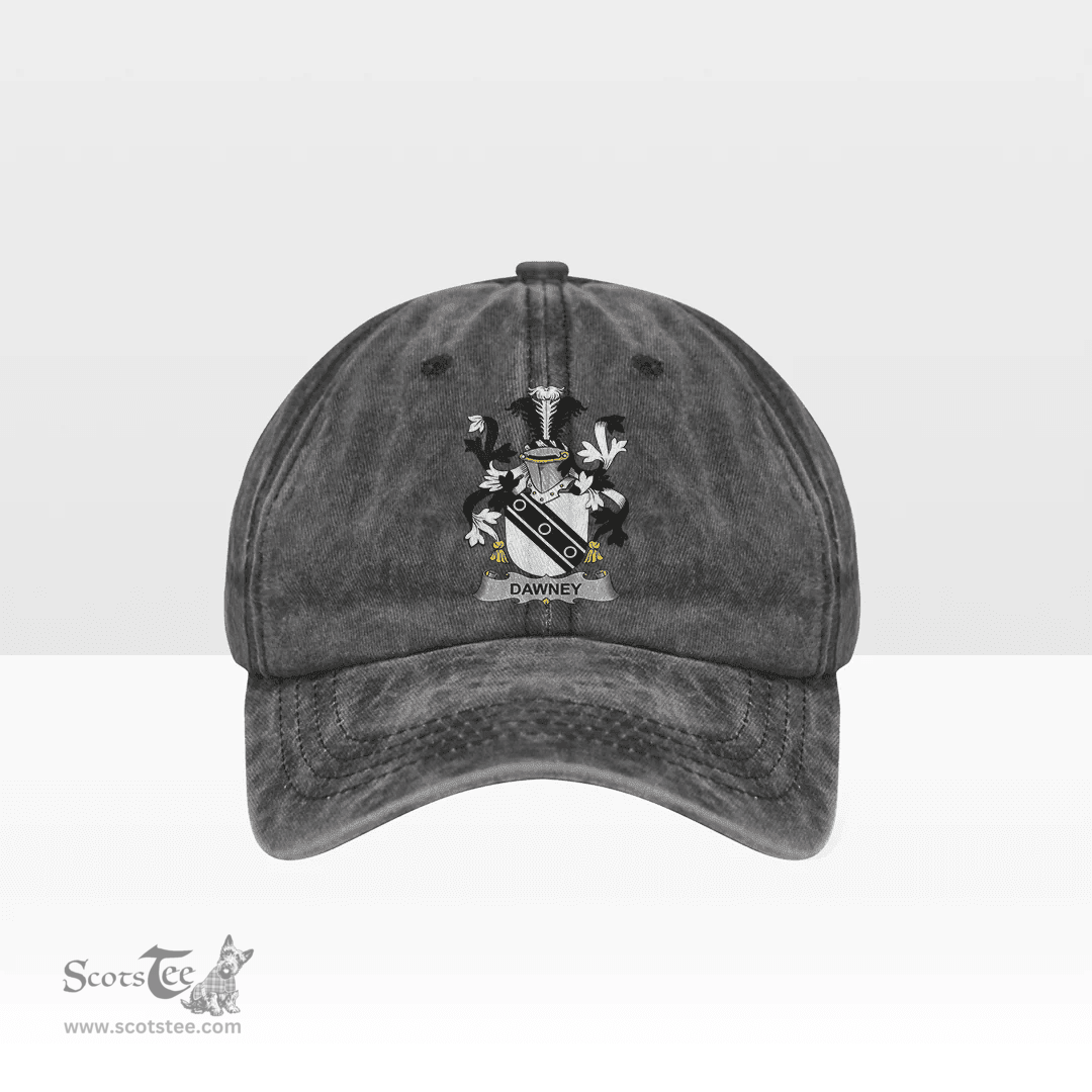 Irish Dawney or Dawnay Coat of Arms Family Crest Ireland Denim Cap