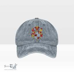 Irish Chichester Coat of Arms Family Crest Ireland Denim Cap