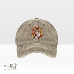Irish Chichester Coat of Arms Family Crest Ireland Denim Cap
