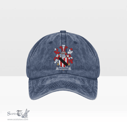 Irish Delahyde Coat of Arms Family Crest Ireland Denim Cap