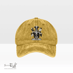 Irish Dane or O Dane Coat of Arms Family Crest Ireland Denim Cap