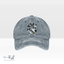 Irish Carey or Cary Coat of Arms Family Crest Ireland Denim Cap