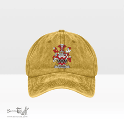Irish Cadwell or Caddell Coat of Arms Family Crest Ireland Denim Cap