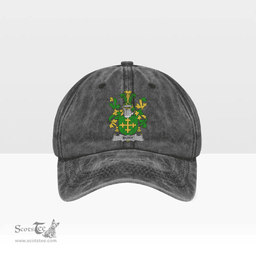 Irish Bury or Berry Coat of Arms Family Crest Ireland Denim Cap