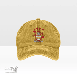 Irish Burges Coat of Arms Family Crest Ireland Denim Cap