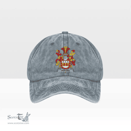 Irish Burges Coat of Arms Family Crest Ireland Denim Cap
