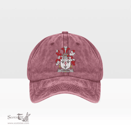 Irish Carden Coat of Arms Family Crest Ireland Denim Cap