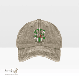 Irish Brophy or O Brophy Coat of Arms Family Crest Ireland Denim Cap