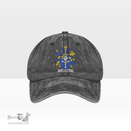 Irish Devlin or O Devlin Coat of Arms Family Crest Ireland Denim Cap