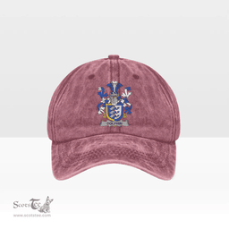 Irish Dolphin or Dolphyn Coat of Arms Family Crest Ireland Denim Cap