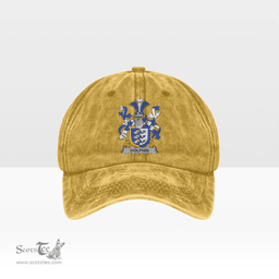 Irish Dolphin or Dolphyn Coat of Arms Family Crest Ireland Denim Cap