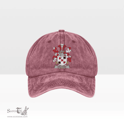 Irish Delahay Coat of Arms Family Crest Ireland Denim Cap