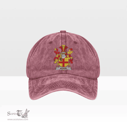 Irish Burke Coat of Arms Family Crest Ireland Denim Cap