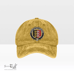 Irish House of MACCONSIDINE Coat of Arms Family Crest Ireland Denim Cap