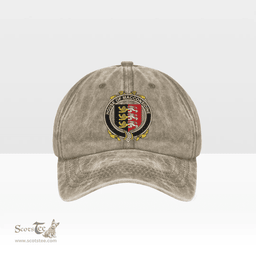 Irish House of MACCONSIDINE Coat of Arms Family Crest Ireland Denim Cap