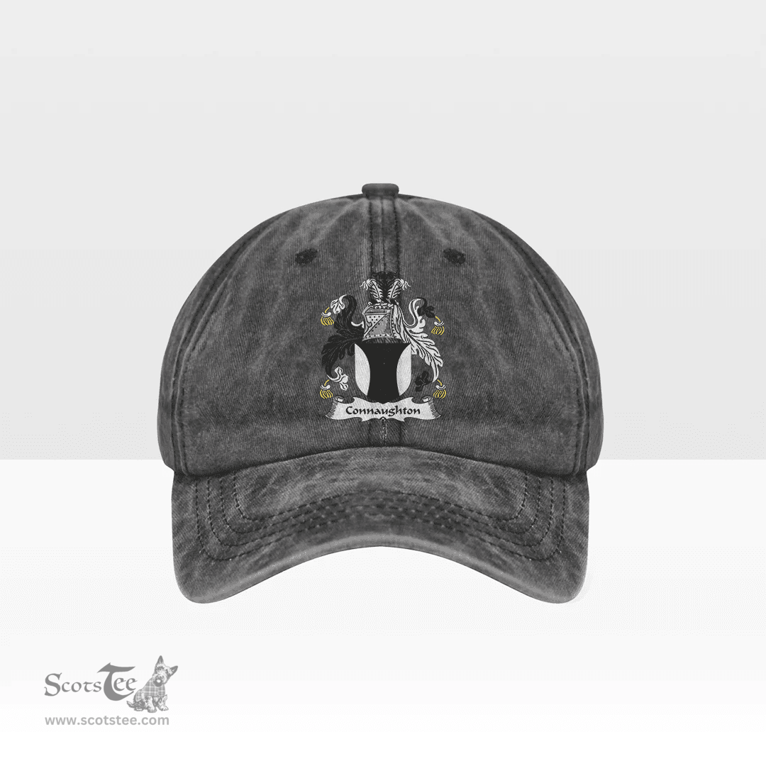 Irish Connaughton Coat of Arms Family Crest Ireland Denim Cap