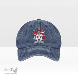 Irish Courcy (de) Lord Kingsale Coat of Arms Family Crest Ireland Denim Cap
