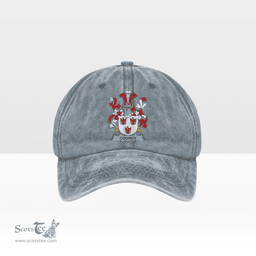 Irish Courcy (de) Lord Kingsale Coat of Arms Family Crest Ireland Denim Cap