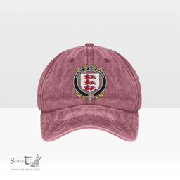 Irish House of MACMAHON (Thomond) Coat of Arms Family Crest Ireland Denim Cap