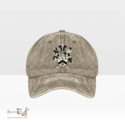 Irish Gold Coat of Arms Family Crest Ireland Denim Cap