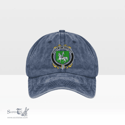 Irish House of MACGUIRE Coat of Arms Family Crest Ireland Denim Cap