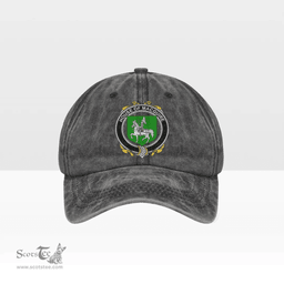Irish House of MACGUIRE Coat of Arms Family Crest Ireland Denim Cap