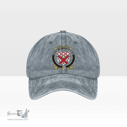 Irish House of FITZGIBBON Coat of Arms Family Crest Ireland Denim Cap
