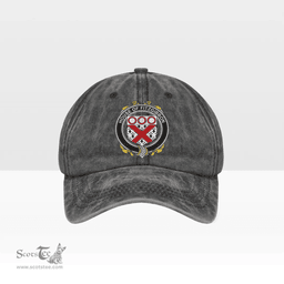 Irish House of FITZGIBBON Coat of Arms Family Crest Ireland Denim Cap