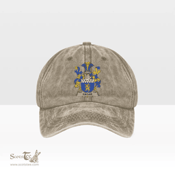 Irish Eagar Coat of Arms Family Crest Ireland Denim Cap