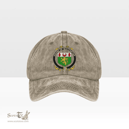 Irish House of MACCARTAN Coat of Arms Family Crest Ireland Denim Cap