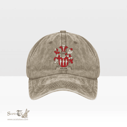 Irish Galvin or O Galvin Coat of Arms Family Crest Ireland Denim Cap