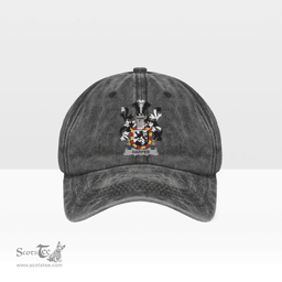 Irish Harper Coat of Arms Family Crest Ireland Denim Cap