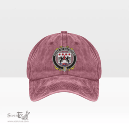 Irish House of MACKEOWN Coat of Arms Family Crest Ireland Denim Cap