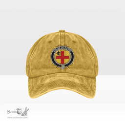 Irish House of BURKE Coat of Arms Family Crest Ireland Denim Cap